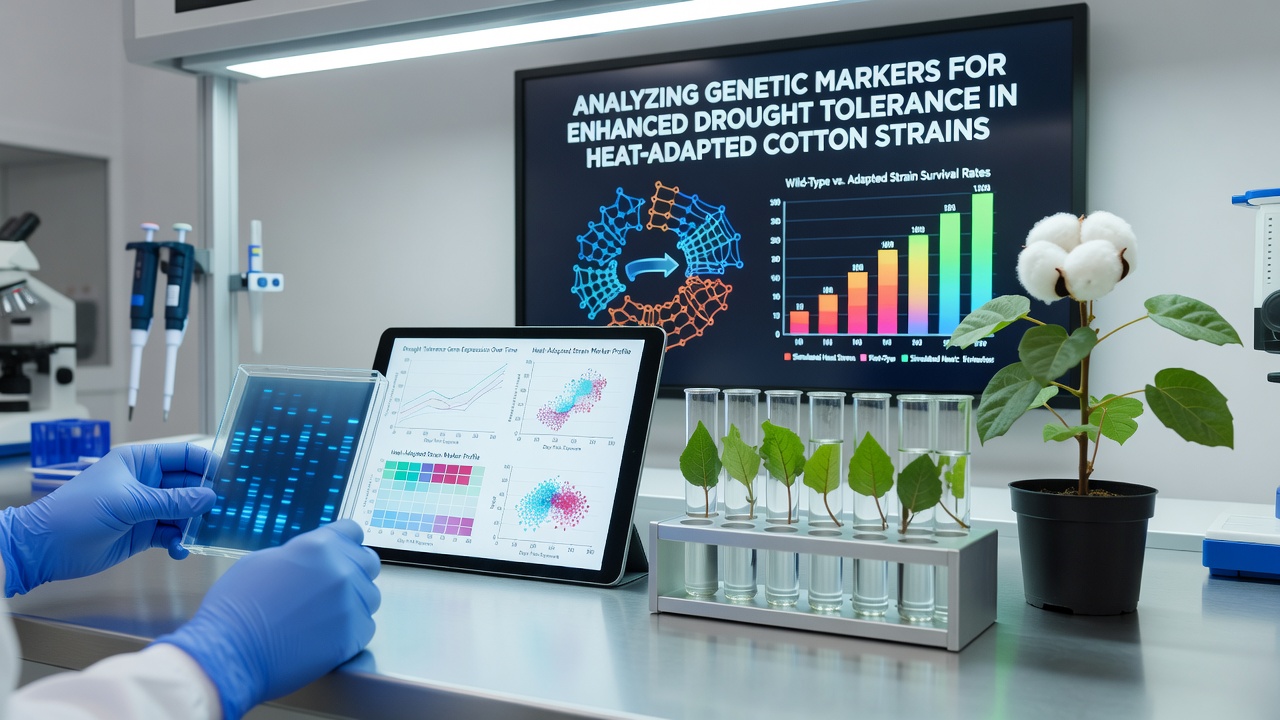 Analyzing Genetic Markers for Enhanced Drought Tolerance in Heat-Adapted Cotton Strains