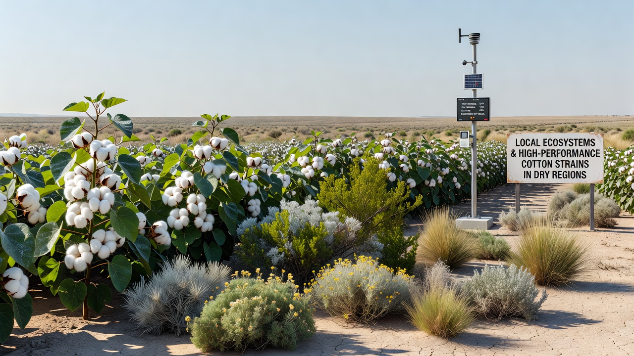 The Interplay Between Local Ecosystems and High Performance Cotton Strains in Dry Regions